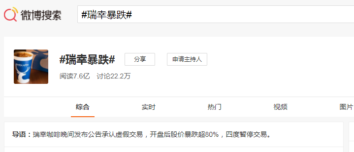 偽造交易22億，暴跌80%，瑞幸的這場“生死局”能破嗎？
