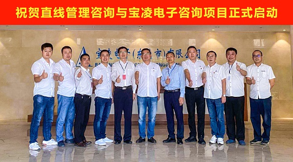 祝賀直線管理咨詢與寶凌電子咨詢項目正式啟動