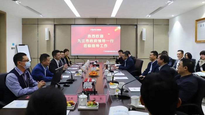 九江市市長謝來發一行考察指導寶通公司，鼓勵加大鑫寶通BWFRP管道研發工作